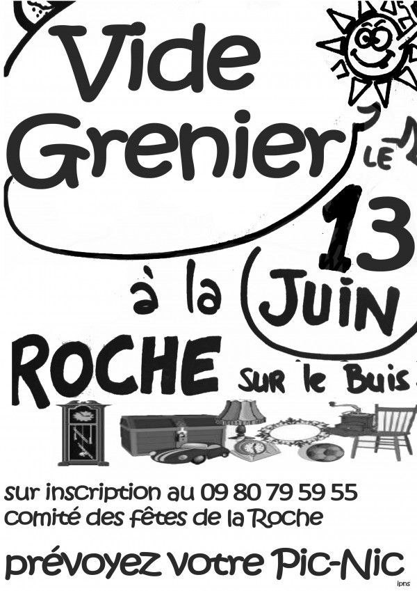 Vide-grenier LA ROCHE SUR LE BUIS